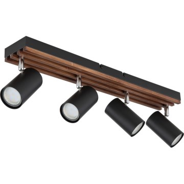 Globo - Akcentinis apšvietimas 4xGU10/25W/230V juoda