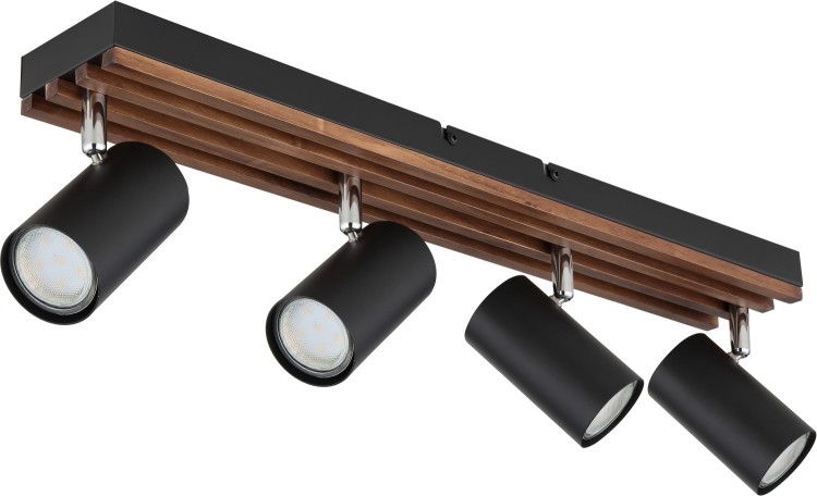 Globo - Akcentinis apšvietimas 4xGU10/25W/230V juoda