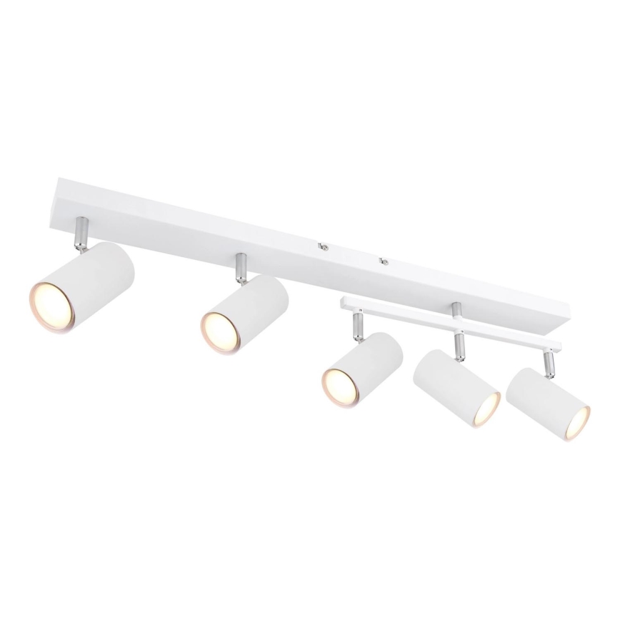 Globo - Akcentinis apšvietimas 5xGU10/35W/230V balta