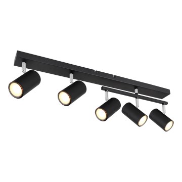 Globo - Akcentinis apšvietimas 5xGU10/35W/230V juoda