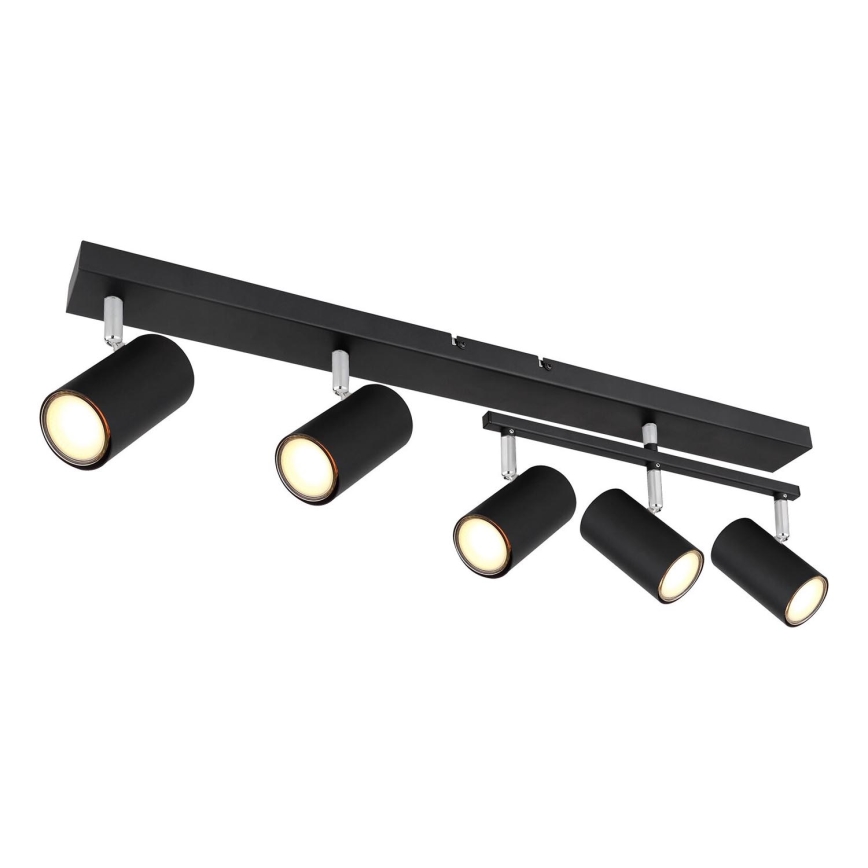 Globo - Akcentinis apšvietimas 5xGU10/35W/230V juoda