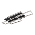 Globo - dimeriu reguliuojamas LED lubinis šviestuvas LED/40W/230V 2700-6500K 32,5x87,5 cm juodas + nuotolinis pultas