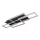 Globo - dimeriu reguliuojamas LED lubinis šviestuvas LED/40W/230V 2700-6500K 32,5x87,5 cm juodas + nuotolinis pultas