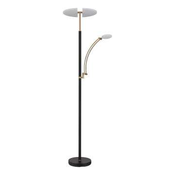 Globo - dimeriuojamas LED grindinis šviestuvas LED/40W/230V + LED/5,5W 2700/4000/6000K juodas