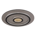 Globo - dimeriuojamas LED lubinis šviestuvas LED/40W/230V 3000-6500K Ø 45 cm juodas + nuotolinis valdymas