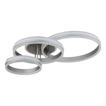 Globo - dimeriuojamas lubinis LED šviestuvas LED/72W/230V 2700-6000K sidabro spalvos + nuotolinis valdymas