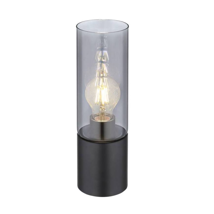 Globo - Jutiklinis stalinis šviestuvas 1xE27/25W/230V diametras 9 cm juoda