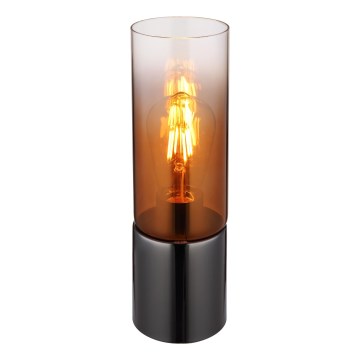 Globo - Jutiklinis stalinis šviestuvas 1xE27/25W/230V diametras 9 cm juoda/varis