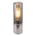 Globo - Jutiklinis stalinis šviestuvas 1xE27/25W/230V diametras 9 cm matinis chromas