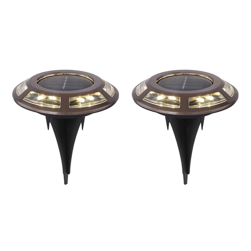 Globo - KOMPLEKTAS 2x LED apšvietimas, įkraunamas saulės energija LED/0,72W/3V 3200K IP44 300 mAh