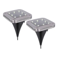 Globo - KOMPLEKTAS 2x LED apšvietimas, įkraunamas saulės energija LED/0,8W/1,2V IP44 300 mAh
