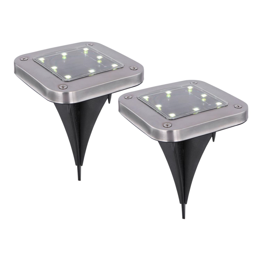 Globo - KOMPLEKTAS 2x LED apšvietimas, įkraunamas saulės energija LED/0,8W/1,2V IP44 300 mAh