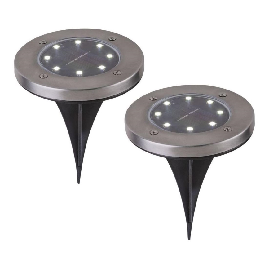 Globo - KOMPLEKTAS 2x LED apšvietimas, įkraunamas saulės energija LED/0,8W/3V IP44 300 mAh