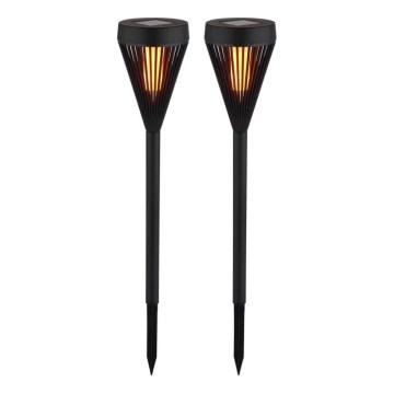 Globo - KOMPLEKTAS 2x LED šviestuvas, įkraunamas saulės energija LED/0,1W/1,2V IP44