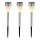 Globo - KOMPLEKTAS 3x Saulės energija įkraunama elektros lemputė 3xLED/0,06W/1,2V IP44 200 mAh
