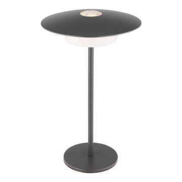 Globo - lauko įkraunamas jutiklinis stalinis LED šviestuvas LED/3W/3,7V 1800/2700/3000K IP44 1800 mAh pilkas