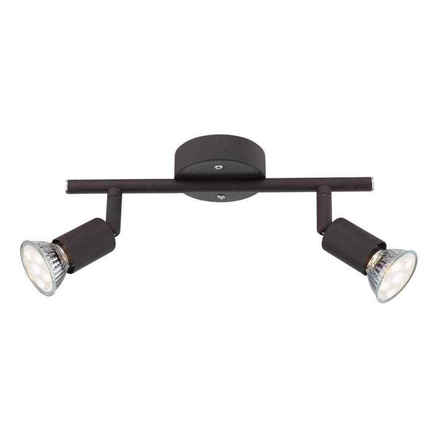 Globo - LED akcentinis šviestuvas 2xGU10/3W/230V juoda