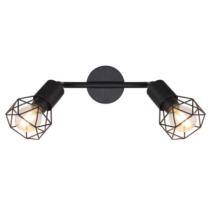 Globo - LED akcentinis šviestuvas 2xE14/6W/230V juoda