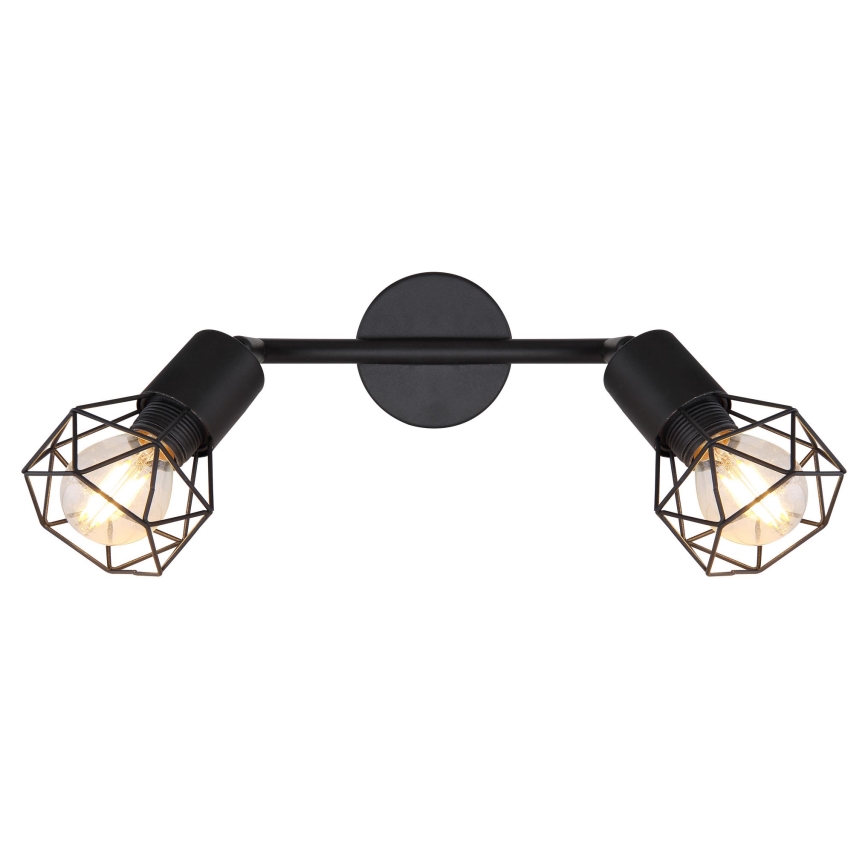 Globo - LED akcentinis šviestuvas 2xE14/6W/230V juoda