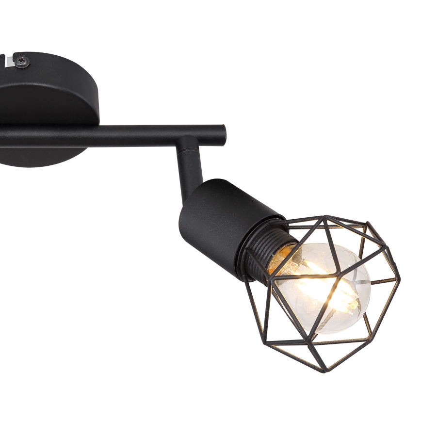 Globo - LED akcentinis šviestuvas 2xE14/6W/230V juoda