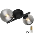 Globo - LED Ant pagrindo montuojamas sietynas 2xG9/3W/230V