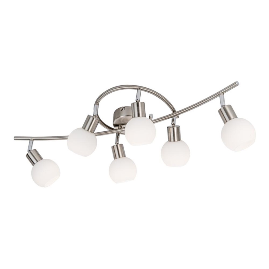 Globo - LED Ant pagrindo montuojamas sietynas 6xE14/5W/230V