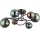 Globo - LED Ant pagrindo montuojamas sietynas 6xG9/3,5W/230V