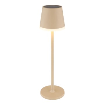 Globo - LED apšvietimas, įkraunamas saulės energija LED/0,6W/3V 3000K IP44 smėlio spalva