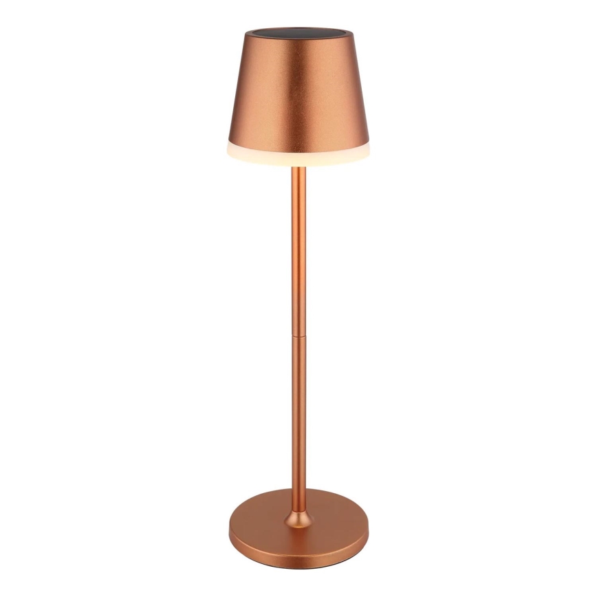 Globo - LED apšvietimas, įkraunamas saulės energija LED/0,6W/3V 3000K IP44 varis