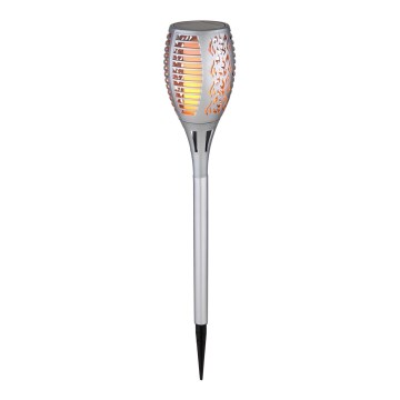 Globo - LED apšvietimas, įkraunamas saulės energija LED/3,6W/3V 1800K IP44 blizgus chromas