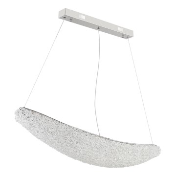 Globo - LED dimeriuojamas pakabinamas šviestuvas ant laido LED/40W/230V 2700-6000K blizgus chromas + nuotolinis valdymas