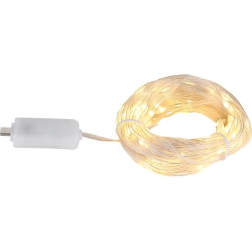 Globo - LED juosta 50xLED/0,06W/5V 5 m 8 funkcijos