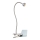 Globo - LED lanksti stalinė lempa su spaustuku LED/3W/230V matinio chromo