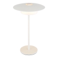 Globo - LED lauko įkraunama jutiklinė stalinė lempa LED/3W/3,7V 1800/2700/3000K IP44 1800 mAh balta