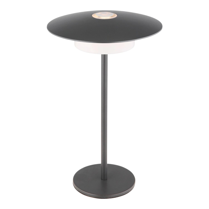 Globo - LED Lauko įkraunamas jutiklinė Stalinis šviestuvas LED/3W/3,7V 1800/2700/3000K IP44 1800 mAh pilka