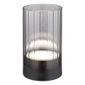Globo - LED Lauko pritemdoma įkraunama jutiklinė stalinė lempa LED/2W/3,7V 2700/4000/6500K 1200mAh IP44 pilka