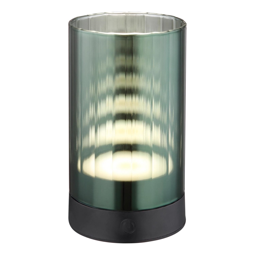 Globo - LED Lauko pritemdoma įkraunama jutiklinė stalinė lempa LED/2W/3,7V 2700/4000/6500K 1200mAh IP44 žalia