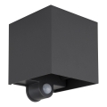 Globo - LED lauko sieninis šviestuvas su judesio jutikliu 2xLED/3W/230V IP54