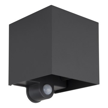 Globo - LED lauko sieninis šviestuvas su jutikliu 2xLED/3W/230V IP54