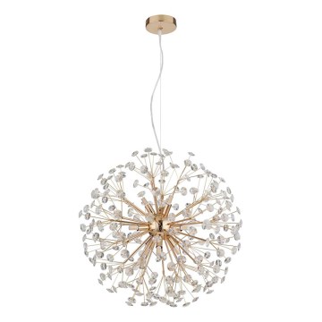 Globo - LED liustra ant laido 9xG9/3,5W/230V auksinė