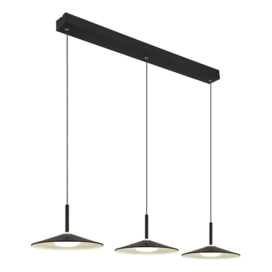 Globo - LED liustra ant laido LED/24W/230V 4000K juoda