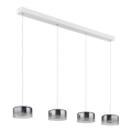 Globo - LED liustra ant laido LED/24W/230V balta/dūminė