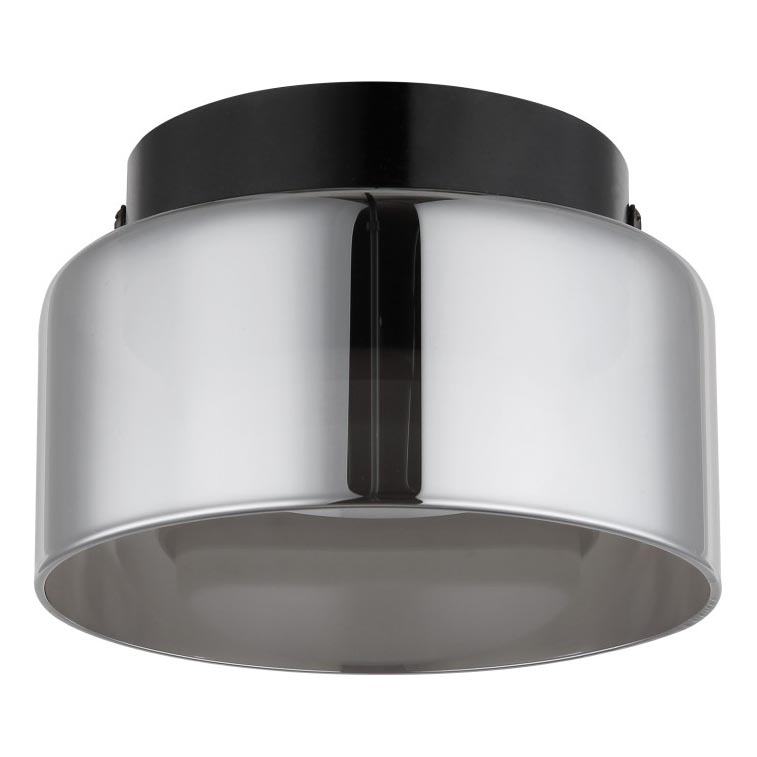 Globo - LED lubinis šviestuvas 1xGX53/6W/230V diametras 13 cm dūminis/juoda