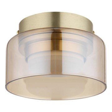 Globo - LED lubinis šviestuvas 1xGX53/6W/230V diametras 13 cm dūminis/ruda