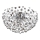 Globo - LED lubinis šviestuvas 6xG9/3,5W/230V diametras 60 cm blizgus chromas