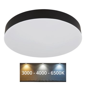 Globo - LED lubinis šviestuvas LED/24W/230V 3000K/4000K/6500K diametras 30 cm juoda