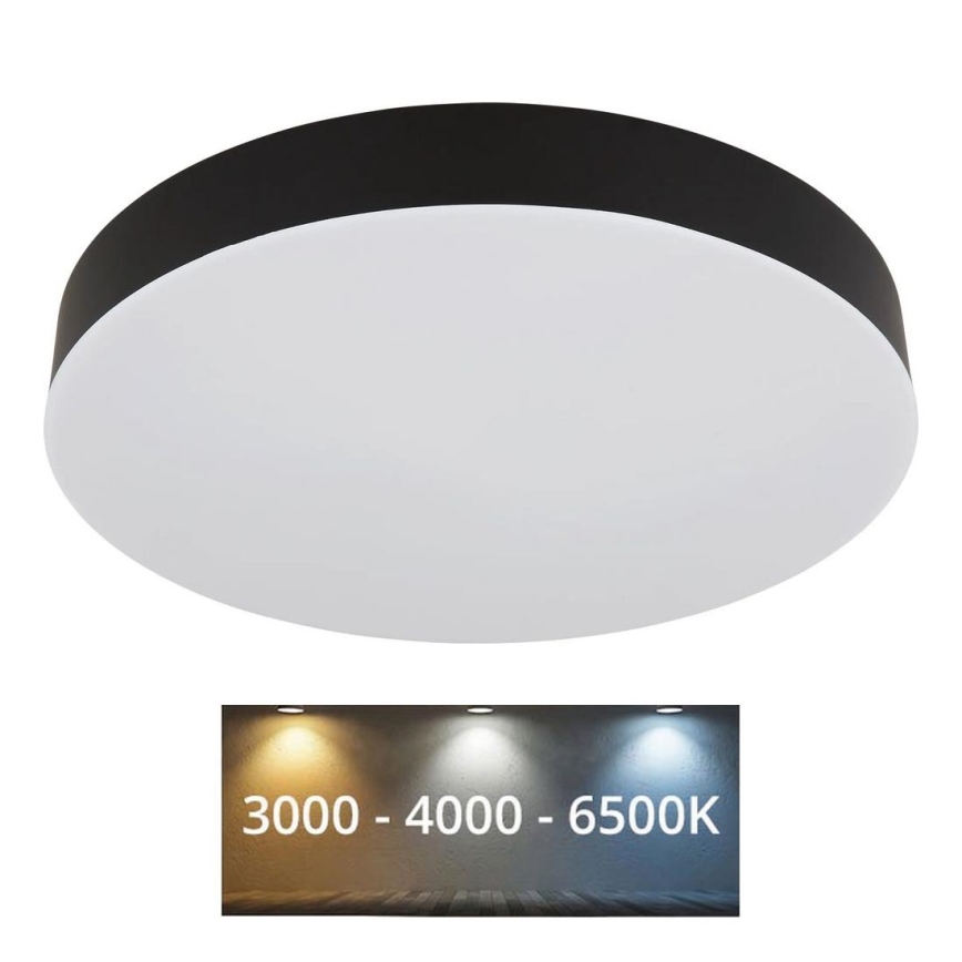 Globo - LED lubinis šviestuvas LED/24W/230V 3000K/4000K/6500K diametras 30 cm juoda