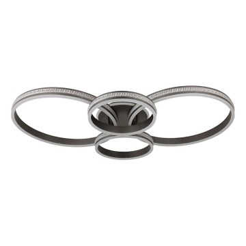 Globo - LED lubinis šviestuvas LED/39W/230V 2700/4500/6500K 106x60 cm antracito spalvos