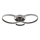 Globo - LED lubinis šviestuvas LED/39W/230V 2700/4500/6500K 106x60 cm antracito spalvos