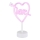 Globo - LED Neoninis stalas dekoracija LED/2W/3xAA širdis